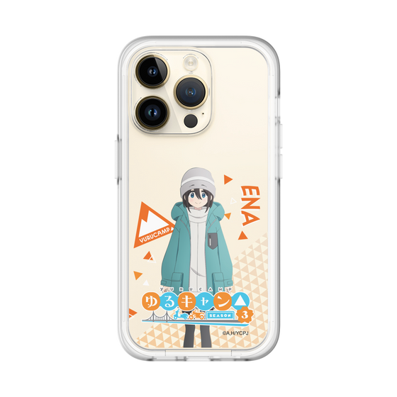 スリムプロテクションプレミアムケース［ 『ゆるキャン△ SEASON3』- 斉藤 恵那 - 立ち絵 ］