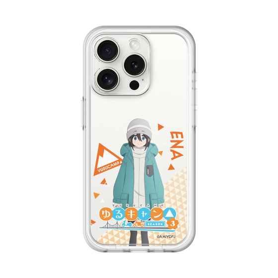 スリムプロテクションプレミアムケース［ 『ゆるキャン△ SEASON3』- 斉藤 恵那 - 立ち絵 ］