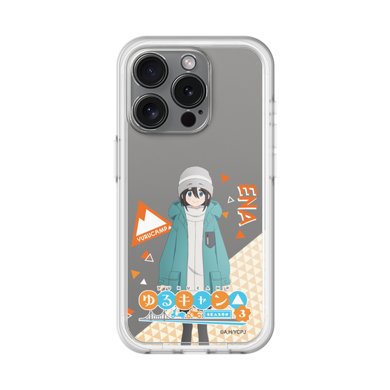 スリムプロテクションプレミアムケース［ 『ゆるキャン△ SEASON3』- 斉藤 恵那 - 立ち絵 ］