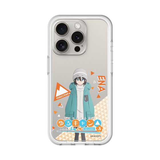 スリムプロテクションプレミアムケース［ 『ゆるキャン△ SEASON3』- 斉藤 恵那 - 立ち絵 ］