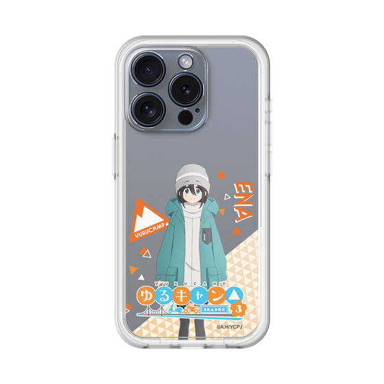 スリムプロテクションプレミアムケース［ 『ゆるキャン△ SEASON3』- 斉藤 恵那 - 立ち絵 ］