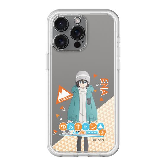 スリムプロテクションプレミアムケース［ 『ゆるキャン△ SEASON3』- 斉藤 恵那 - 立ち絵 ］