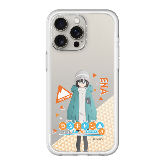 スリムプロテクションプレミアムケース［ 『ゆるキャン△ SEASON3』- 斉藤 恵那 - 立ち絵 ］