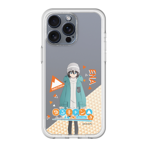 スリムプロテクションプレミアムケース［ 『ゆるキャン△ SEASON3』- 斉藤 恵那 - 立ち絵 ］