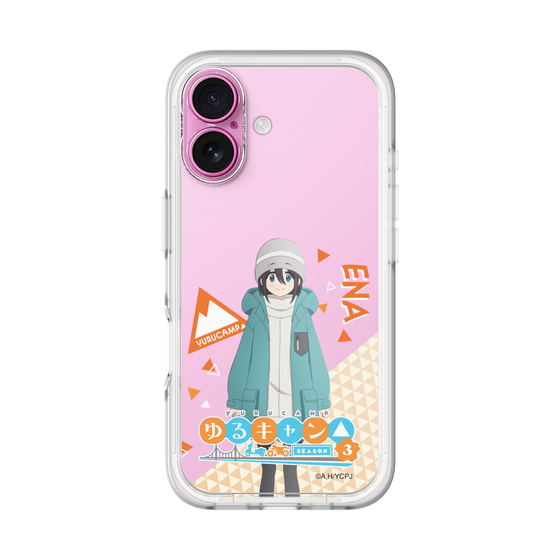 スリムプロテクションプレミアムケース［ 『ゆるキャン△ SEASON3』- 斉藤 恵那 - 立ち絵 ］