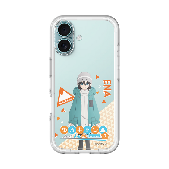 スリムプロテクションプレミアムケース［ 『ゆるキャン△ SEASON3』- 斉藤 恵那 - 立ち絵 ］