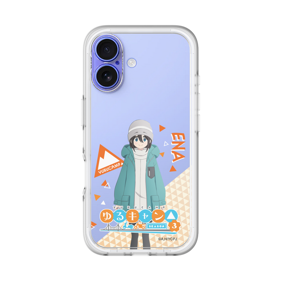 スリムプロテクションプレミアムケース［ 『ゆるキャン△ SEASON3』- 斉藤 恵那 - 立ち絵 ］