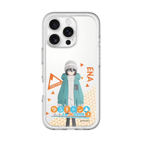 スリムプロテクションプレミアムケース［ 『ゆるキャン△ SEASON3』- 斉藤 恵那 - 立ち絵 ］