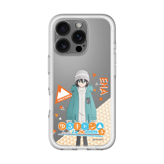 スリムプロテクションプレミアムケース［ 『ゆるキャン△ SEASON3』- 斉藤 恵那 - 立ち絵 ］