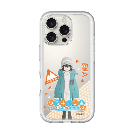 スリムプロテクションプレミアムケース［ 『ゆるキャン△ SEASON3』- 斉藤 恵那 - 立ち絵 ］
