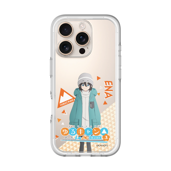 スリムプロテクションプレミアムケース［ 『ゆるキャン△ SEASON3』- 斉藤 恵那 - 立ち絵 ］
