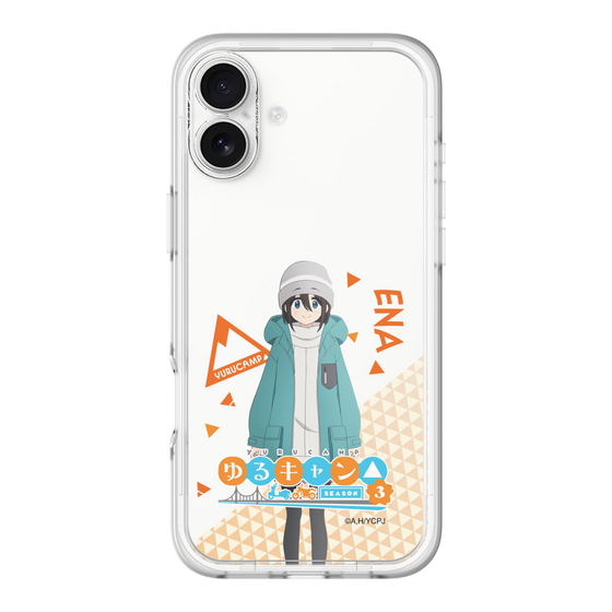 スリムプロテクションプレミアムケース［ 『ゆるキャン△ SEASON3』- 斉藤 恵那 - 立ち絵 ］