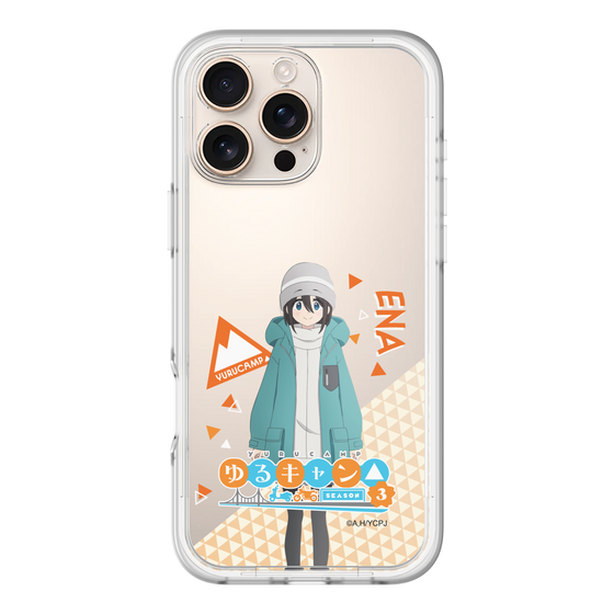 スリムプロテクションプレミアムケース［ 『ゆるキャン△ SEASON3』- 斉藤 恵那 - 立ち絵 ］