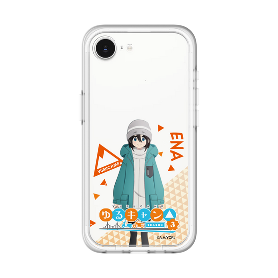 スリムプロテクションプレミアムケース［ 『ゆるキャン△ SEASON3』- 斉藤 恵那 - 立ち絵 ］