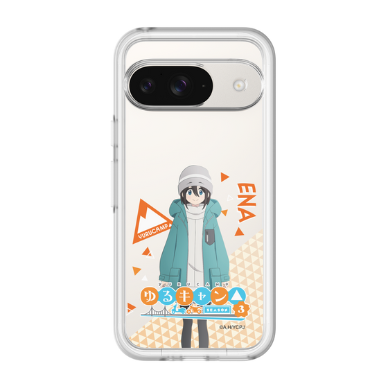 スリムプロテクションプレミアムケース［ 『ゆるキャン△ SEASON3』- 斉藤 恵那 - 立ち絵 ］