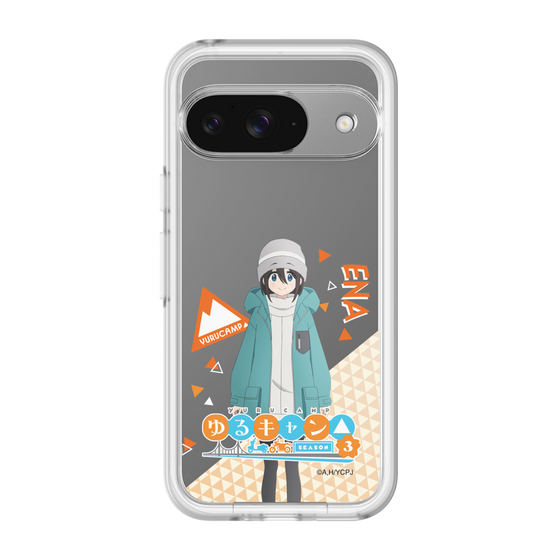 スリムプロテクションプレミアムケース［ 『ゆるキャン△ SEASON3』- 斉藤 恵那 - 立ち絵 ］