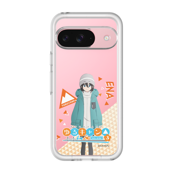 スリムプロテクションプレミアムケース［ 『ゆるキャン△ SEASON3』- 斉藤 恵那 - 立ち絵 ］