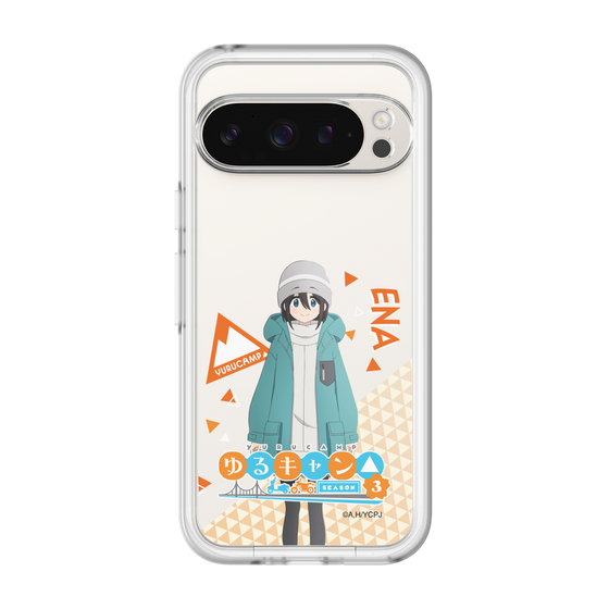 スリムプロテクションプレミアムケース［ 『ゆるキャン△ SEASON3』- 斉藤 恵那 - 立ち絵 ］