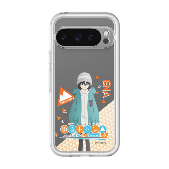 スリムプロテクションプレミアムケース［ 『ゆるキャン△ SEASON3』- 斉藤 恵那 - 立ち絵 ］