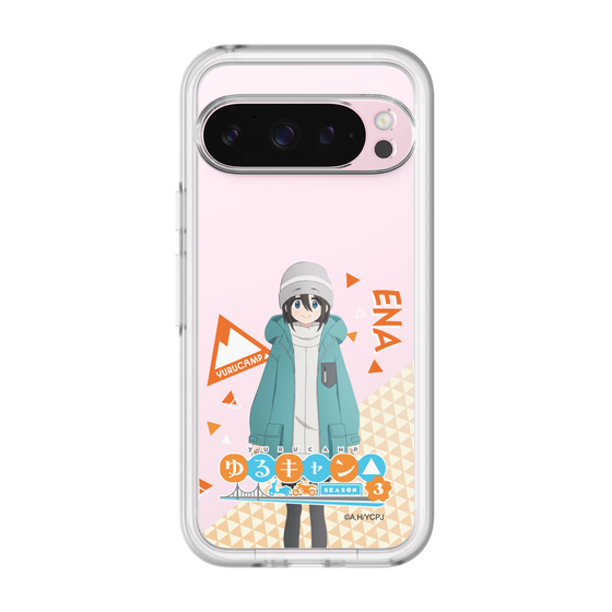 スリムプロテクションプレミアムケース［ 『ゆるキャン△ SEASON3』- 斉藤 恵那 - 立ち絵 ］