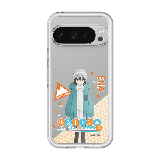 スリムプロテクションプレミアムケース［ 『ゆるキャン△ SEASON3』- 斉藤 恵那 - 立ち絵 ］