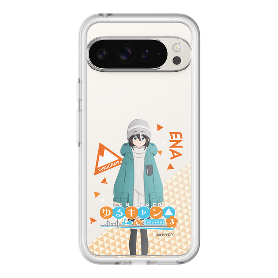 スリムプロテクションプレミアムケース［ 『ゆるキャン△ SEASON3』- 斉藤 恵那 - 立ち絵 ］