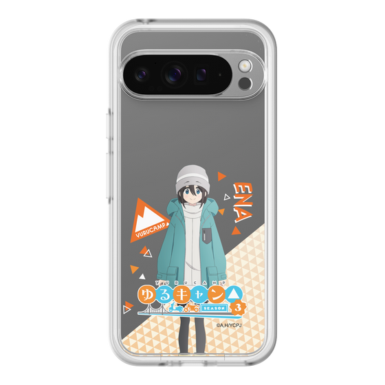 スリムプロテクションプレミアムケース［ 『ゆるキャン△ SEASON3』- 斉藤 恵那 - 立ち絵 ］