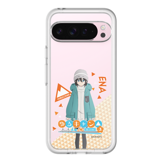 スリムプロテクションプレミアムケース［ 『ゆるキャン△ SEASON3』- 斉藤 恵那 - 立ち絵 ］