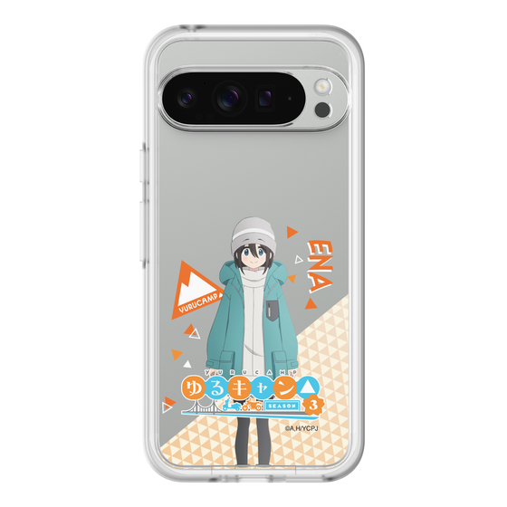 スリムプロテクションプレミアムケース［ 『ゆるキャン△ SEASON3』- 斉藤 恵那 - 立ち絵 ］