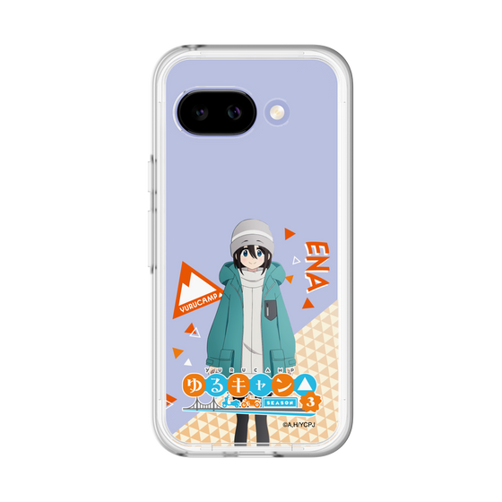 スリムプロテクションプレミアムケース［ 『ゆるキャン△ SEASON3』- 斉藤 恵那 - 立ち絵 ］