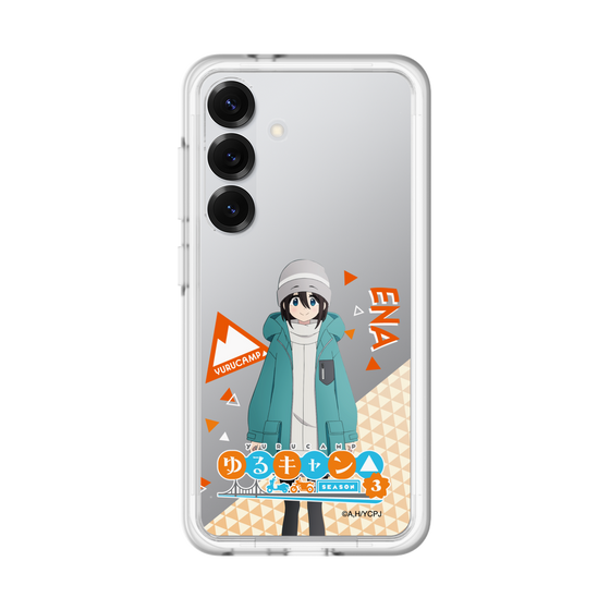 スリムプロテクションプレミアムケース［ 『ゆるキャン△ SEASON3』- 斉藤 恵那 - 立ち絵 ］
