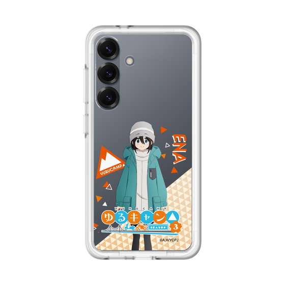 スリムプロテクションプレミアムケース［ 『ゆるキャン△ SEASON3』- 斉藤 恵那 - 立ち絵 ］