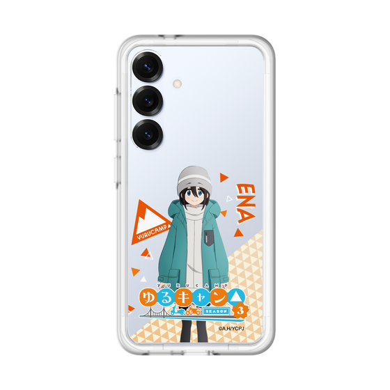 スリムプロテクションプレミアムケース［ 『ゆるキャン△ SEASON3』- 斉藤 恵那 - 立ち絵 ］