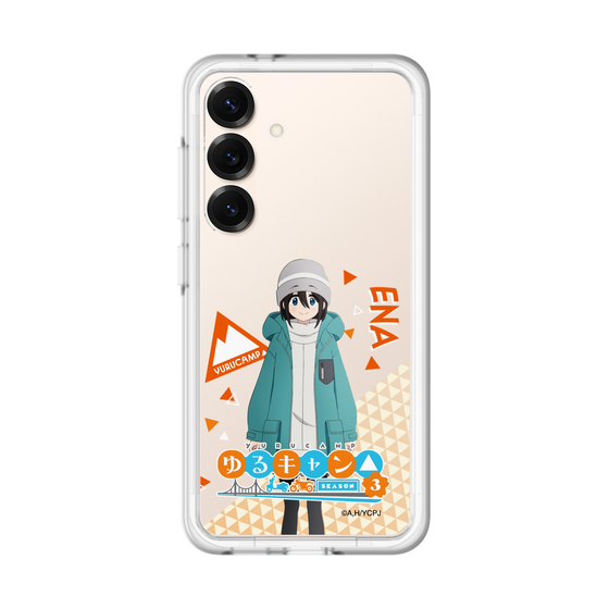 スリムプロテクションプレミアムケース［ 『ゆるキャン△ SEASON3』- 斉藤 恵那 - 立ち絵 ］