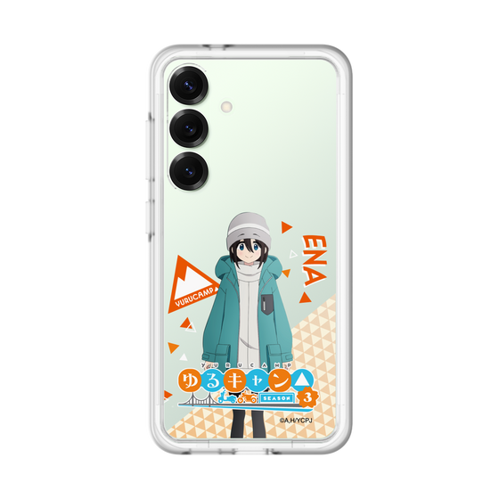 スリムプロテクションプレミアムケース［ 『ゆるキャン△ SEASON3』- 斉藤 恵那 - 立ち絵 ］