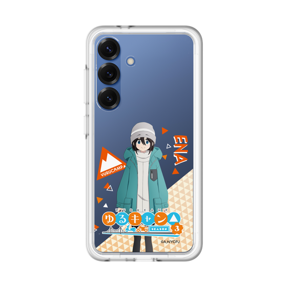 スリムプロテクションプレミアムケース［ 『ゆるキャン△ SEASON3』- 斉藤 恵那 - 立ち絵 ］