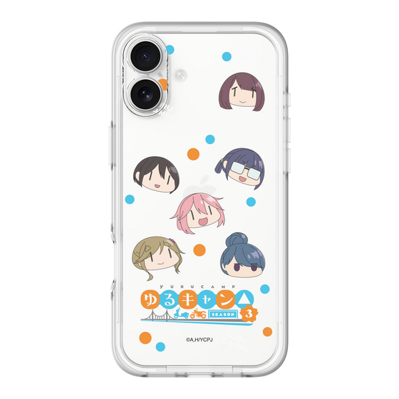スリムプロテクションプレミアムケース［ 『ゆるキャン△ SEASON3』- SNSアイコン ］