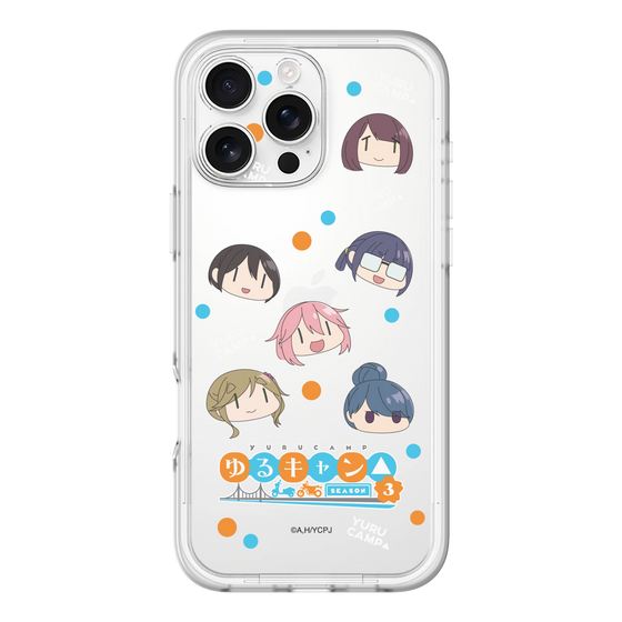 スリムプロテクションプレミアムケース［ 『ゆるキャン△ SEASON3』- SNSアイコン ］