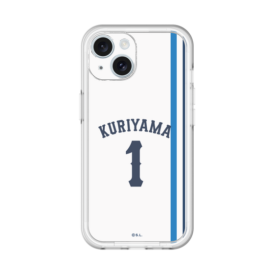 スリムプロテクションプレミアムケース［ 埼玉西武ライオンズ- #1 KURIYAMA - ホーム ］