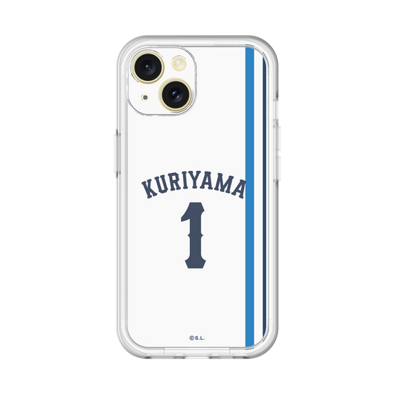 スリムプロテクションプレミアムケース［ 埼玉西武ライオンズ- #1 KURIYAMA - ホーム ］