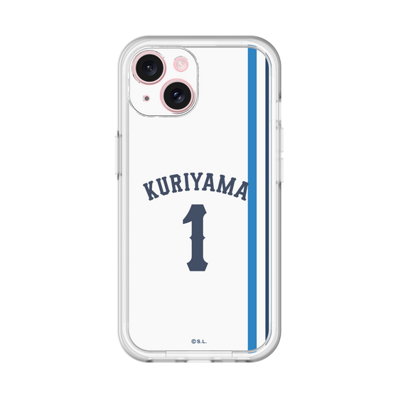 スリムプロテクションプレミアムケース［ 埼玉西武ライオンズ- #1 KURIYAMA - ホーム ］