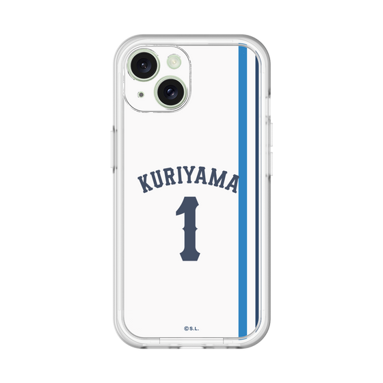 スリムプロテクションプレミアムケース［ 埼玉西武ライオンズ- #1 KURIYAMA - ホーム ］