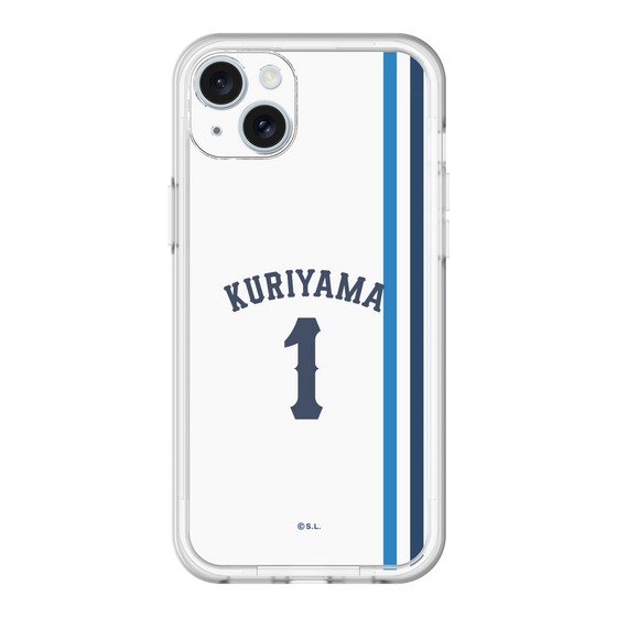 スリムプロテクションプレミアムケース［ 埼玉西武ライオンズ- #1 KURIYAMA - ホーム ］