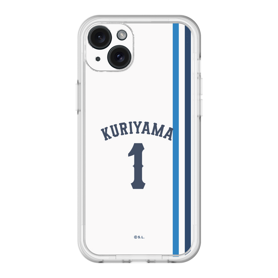 スリムプロテクションプレミアムケース［ 埼玉西武ライオンズ- #1 KURIYAMA - ホーム ］
