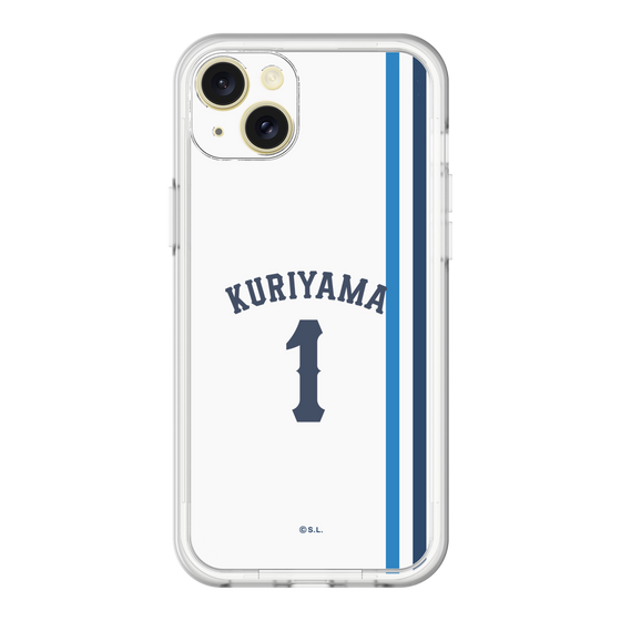スリムプロテクションプレミアムケース［ 埼玉西武ライオンズ- #1 KURIYAMA - ホーム ］