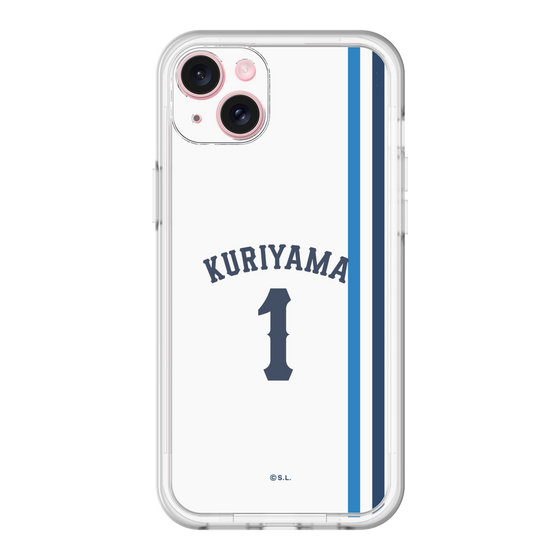スリムプロテクションプレミアムケース［ 埼玉西武ライオンズ- #1 KURIYAMA - ホーム ］