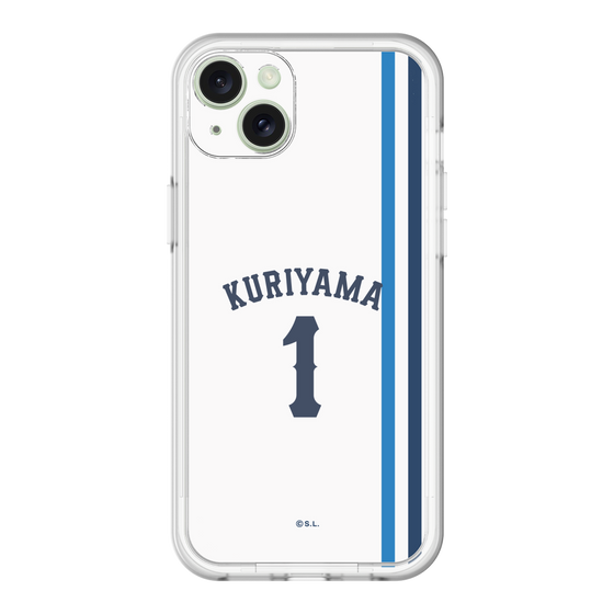 スリムプロテクションプレミアムケース［ 埼玉西武ライオンズ- #1 KURIYAMA - ホーム ］