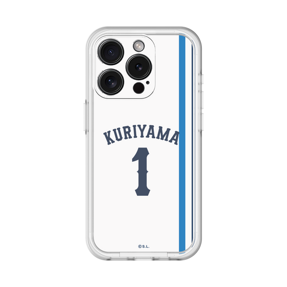 スリムプロテクションプレミアムケース［ 埼玉西武ライオンズ- #1 KURIYAMA - ホーム ］