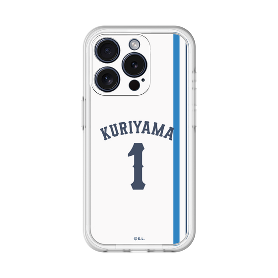 スリムプロテクションプレミアムケース［ 埼玉西武ライオンズ- #1 KURIYAMA - ホーム ］