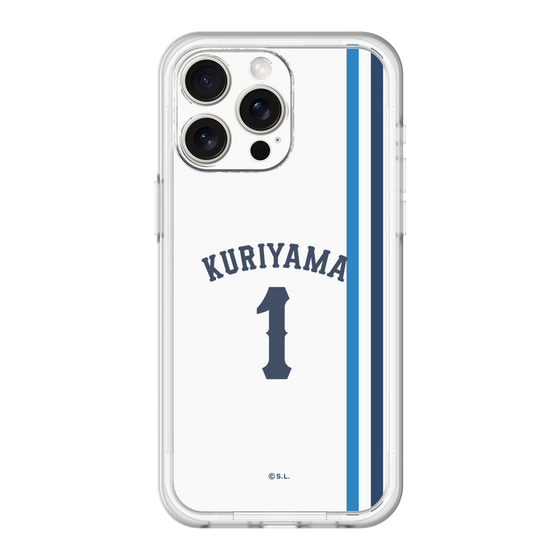 スリムプロテクションプレミアムケース［ 埼玉西武ライオンズ- #1 KURIYAMA - ホーム ］